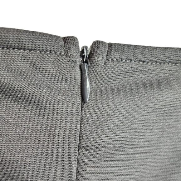 VFSHOW NWT XS GRAY FITTED MERMAID DRESS, Midi, round neck, hidden zipper - Picture 2 of 9